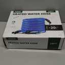 RVGUARD Heated Water Hose 25FT for RV, -20  Freeze Protection Heated Water Hose with Energy-Saving Thermostat, Lead and BPA Free for RV/Home/Garden