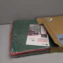 HOLDN STORAGE Premium Christmas Ornament Storage Container - Holds Up to 72-4 Ornaments Durable 600D Fabric - Adjustable Dividers - 3 Individual Trays - Metal Frame - Green