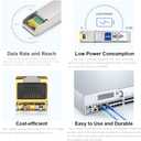 FLYPROFiber- 10GBase-T Transceiver, SFP+ to RJ45 10Gb Ethernet Copper Module for MikroTik S+RJ10, CAT6A/CAT7, 100FT(30M)