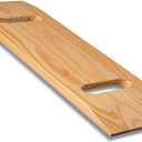 DMI Transfer Board and Slide Board made of Heavy-Duty Wood for Patient, Senior and Handicap Move Assist and Slide Transfers, FSA and HSA Eligible, Holds up to 735 Pounds, 2 Cut Out Handle, 32 x 10 x 1