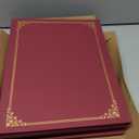 SUNEE Certificate Holders(Burgundy, 30 Packs), Diploma Covers Gold Foil Border, for Letter Size 8.5x11 Certificates, Cardstock, Document Papers