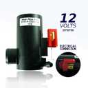 81514-232316A Windshield Washer Pump (Front) w/Grommet - Washer Motor Compatible with Honda, Acura, Subaru - Replaces OEM #: 38512-SA5-013, 38512-SA5-981, 86611-AA010