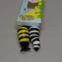 Cevioce Fidget Slug Toy, Sensory Slug Fidget Toy for Kids & Adults, 2 PCS Cute 3D Articulated Sensory Toys - Can Be Spliced, SafeExercise Wrist Strength & Stress Relief, Great Gift for ADHD Autism B