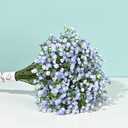 Yastouay Babys Breath Artificial Flowers, 30Pcs Fake Babys Breath Flowers Artificial Bulk, Real Touch Faux Babies Breath Gypsophila Bouquet for Wedding Centerpiece Floral Arrangement Party Decor (Blue)