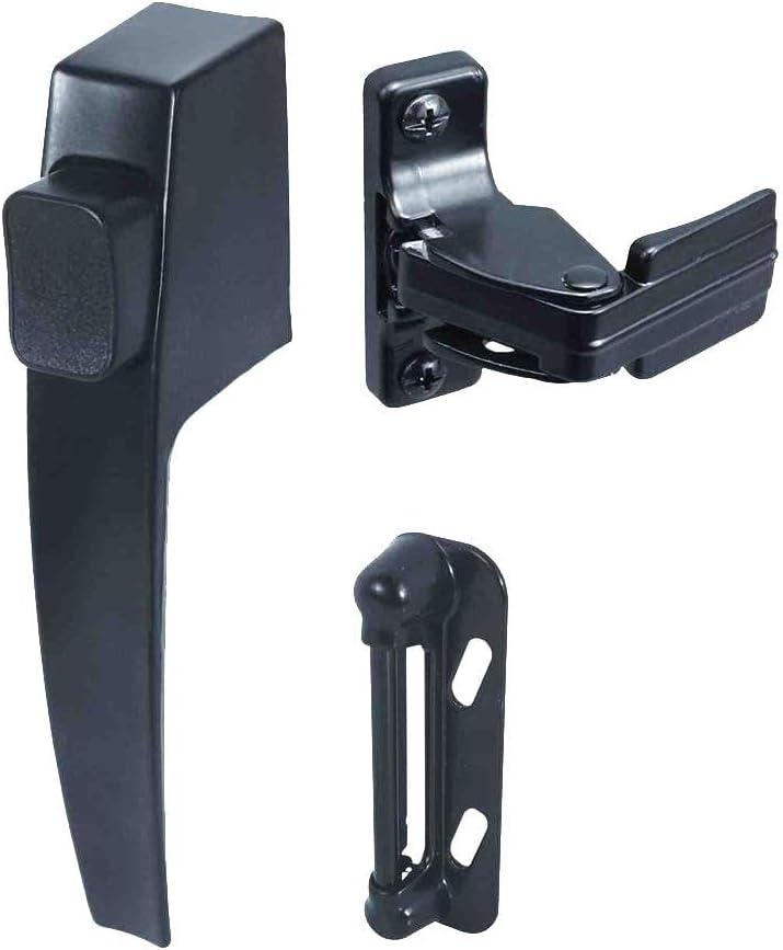Prime Line K5007 Black Push Bottom Latch