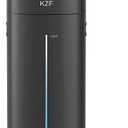 9L Humidifiers for Bedroom Large Room-Ultrasonic Cool Mist Humidifier with Humidistat, 72 Hours, Top Fill, 26dB Quiet, 3 Mist Levels, Auto Shut-Off for Baby Nursery and Plants (Black)