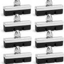 Timtin 8 Pack Bike Brake Pads 40mm Road Mountain Brake Pads C-Brake BMX Caliper Replacement Set Quiet Non-Skid Bicycle Pad with Hex Nut Rubber Steel Construction Universal Fit Front and Back Wheel