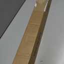 Single Curtain Rods,with Square Cylindrical Aluminum Alloy Finials,1 Inch Heavy Duty Drapery Rods Adjustable Length 72-144"(6-12ft),Gold