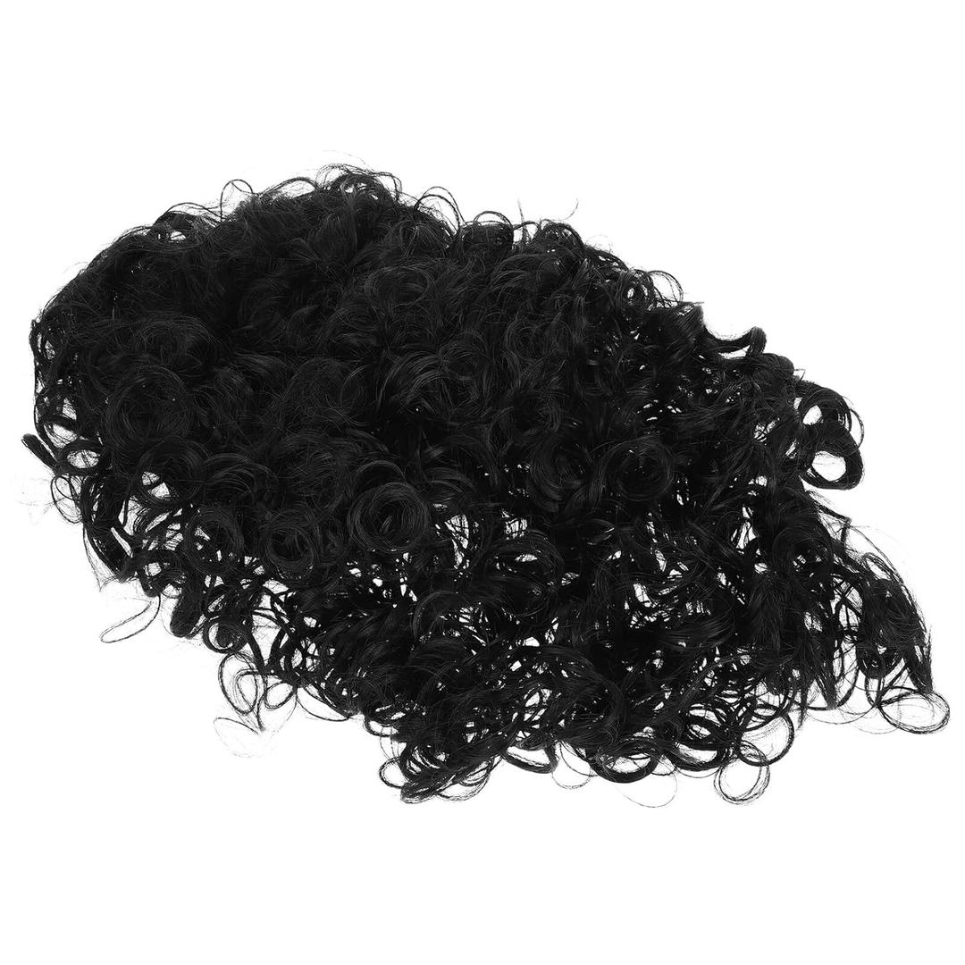 GANAZONO High Realism Black Curly Afro Wig for Women Long Big Loose Synthetic Hair with Comfortable Secure Cap Fit Unique African Curls for Daily Use Party Halloween and Cosplay Dress Up