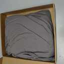 Bambaw 100% Viscose Derived from Bamboo Queen Size Fitted Sheet, Cooling, Deep Pocket, Corner Straps, Charcoal