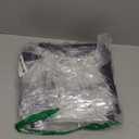 Clear Vinyl Zippered Storage Bags (2-Pack) 40L Sturdy Storage Bags for Sweaters, Blankets, Comforters, Bedding Sets and Much More! (Gray, 18x15x9)