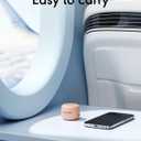 Sound Machine Flowtune White Noise Machine for Baby Adults, Mini Portable Sound Machine for Travel, 6H Timer, 18 Soothing Sleep Sounds Gift (Peach)