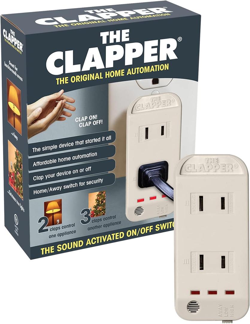 The Original Home Automation Sound Activated Device, On/Off Light Switch, Clap Detection, As Seen On TV