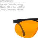 Honeywell Uvex Ademco Skyper Blue Light Blocking Computer Glasses with SCT-Orange Lens (S1933X)