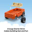 LEGO Bluey: Blueys Beach & Family Car Trip - Toddler Learning Toy for Kids 4+ - Includes Bluey, Bingo, and Mum Minifigures - Birthday Gift for Boys and Girls, Ages 4+ - 11202