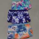Langsprit Washable Female Dog Diapers (3 Pack) - No Leak Reusable Diapers for Doggy Female in Period - Highly Absorbent Dog Heat Panties with Adjustable Snaps Colourful, Large Size