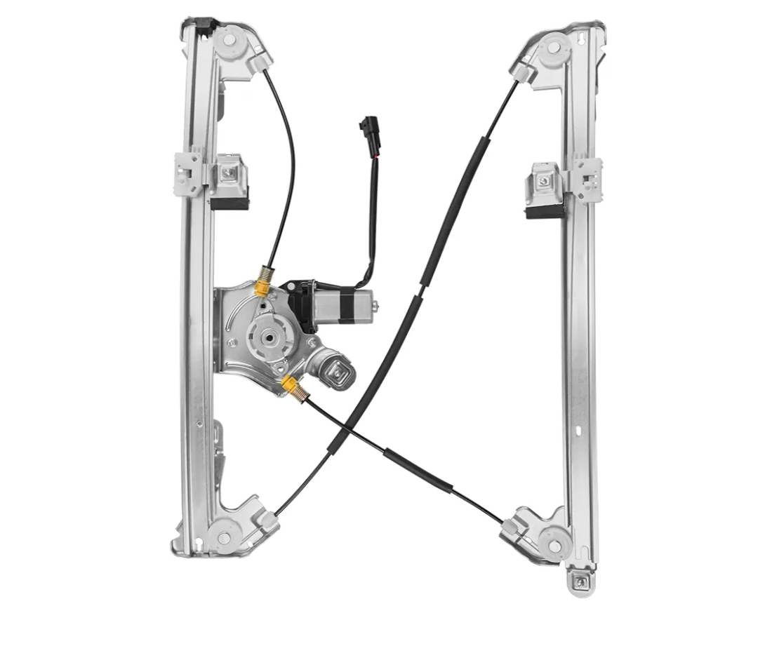 Front Right Passenger Side Power Window Regulator with Motor Compatible with Ford F-150 2004-2008, Lincoln Mark LT Base 2006-2008, Standard Cab or Crew Cap, Replace OE 741-429