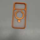 TORRAS for iPhone 17 Pro Max Case with Stand, Camera Control Button, Fit for MagSafe, Military Grade Protection, Translucent Slim Soft Edge Case for iPhone 17 Pro Max 6.9", Orange