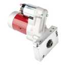 SIZZER Starter18493 Starter Replacement for Chevy SBC BBC High Torque Tooth 305 350 396 454 Red 3HP Mini, 3HP, Tooth Flywheel: 153 168