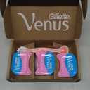 Gillette Venus ComfortGlide White Tea Women's Razor, Handle + 4 Blade Refills