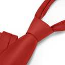Black Ties For Men Solid Color Formal Neckties 3.15" (8CM) Men's Ties (Red)