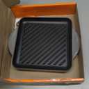 Le Creuset Enameled Cast Iron Square Grill, 9.5", Oyster