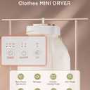 Portable Clothes Dryers, Mini Laundry Dryers with Timer Function & Dry Bag, Easy to Use Multiple Compact Dryer for Clothes, for Travel, Apartment, RV, Dorm, for Light Clothes, Underwear, Baby Clothe