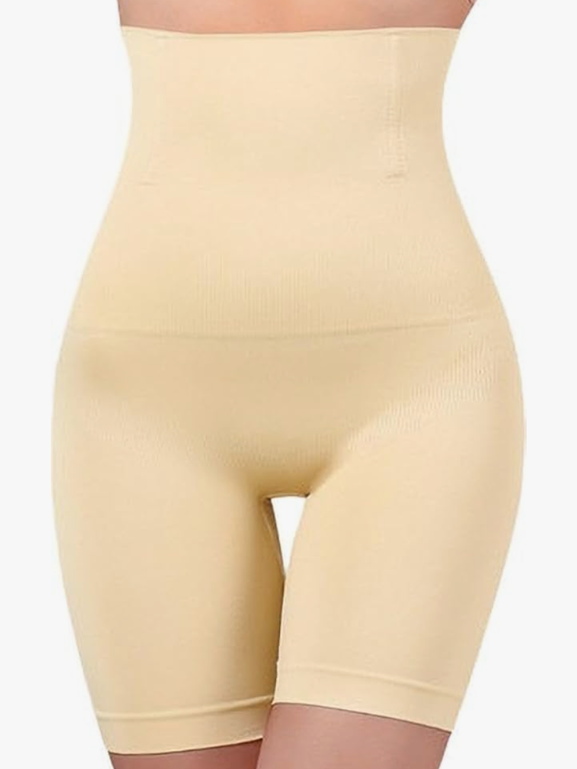 Shapewear Shorts for Women Tummy Control Shapewear for Women Dress Thigh Slimmer Body Shaper Short Underwear, S, Beige