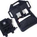 Outdoor Tactical Field-Ready Molle Pouch Quick First Aid Pouch Two-Component Organizer System with Ruggedized Carry Dense Rubber Grip Handle Bag Molle Accessories