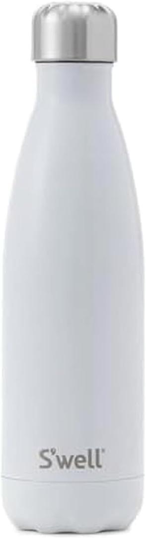 S'well Stainless Steel Water Bottle, 17oz, Angel Food, Triple Layered Vacuum Insulated Containers Keeps Drinks Cold for 36 Hours and Hot for 18, BPA Free, Perfect for On the Go