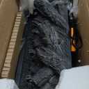 Riseon Electric Fireplace Logs Inserts Heater 20-Inch, Remote Controller Fireplace Heater, Adjustable Flame Colors, Realistic Fake firewood Flame, Overheat Protection, Timer, Thermostat, 1500W Black