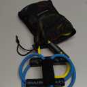 RENRANRING Figure 8 Fitness Resistance Bands with Handles - Exercise Tube Band Set of 3 for Arm and Shoulder Stretch, Rope 8 Word Elastic for Women and Men (Yellow, Blue, Red)