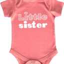 Unordinary Toddler little sister newborn outfit baby coming home bodysuit girl announcement reveal outfits girls heart