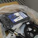 Economy Knee Scooter Steerable Knee Walker for Foot Injuries Compact Crutch Alternative with Dual Braking System (Black)