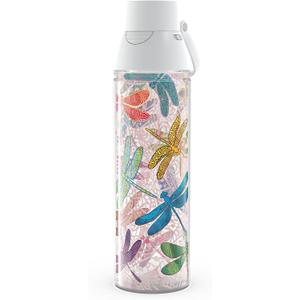 Tervis Venture Lite Dragonfly Mandala Made in USA Double Walled Insulated Tumbler Travel Cup Keeps Drinks Cold & Hot, 24oz Water Bottle, Classic (Clear)