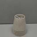 GO&SO Natural Linen Mini Lamp Shades for Chandelier,Clip on Lamp Shade Set of 5 Beige Lamp Shade 4x6x5 IN,Small Lamps Shades Modern Barrel Lamp Shades for Small Table Lamps, Desk Lamps, Pendant Lights