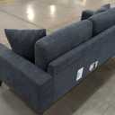 Emerald Homes Furnshing Lakeview Presley Sofa Navy Blue