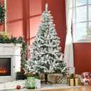 6Ft Christmas Tree With Snow