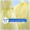 JMU 10 Pcs Disposable Isolation Gowns Yellow, Polypropylene Medical Gowns with Knitted Cuffs, Length 47.24"