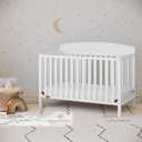 Graco Benton 5-in-1 Convertible Crib GREENGUARD Gold Certified, Converts from Baby Crib to Toddler Bed, Daybed and Full-Size Bed, Fits Standard Full-Size Crib Mattress (White)