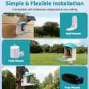 Bird Feeder with Camera Solar Powered: Smart Bird Feeders for Outdoors Garden with AI Identify Auto Capture 2K HD Bird House with Camera Outside WiFi Live View Birdfeeder Cam Gift for Birds Lover