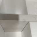 21 in. W x 4 in. H Engineered Stone Sidesplash for Bathroom Vanity Sink Top in Carrara White