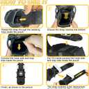 Tourniquet Pouch with Molle Clip,SABADO Tourniquet Holder Removeable Flap Cover,TQ Pouch for Duty Belt and Tactical Vest (MCBK)