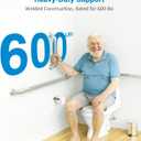 Grab Bar Bundle for ADA Compliance, Brushed Stainless Steel 1.5" Diameter 3-Piece Set (18", 36", 42") for Commercial Restrooms & Shower Safety Bars for Seniors with Knurled Grip