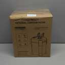 PONDFORSE Canister Filter, External Aquarium Filter Ultra-Quiet Water Circulation Cleaning Machine with Media for Fish Tanks and Aquariums