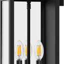 BesLowe 19.6 Large Size Outdoor Wall Light Fixture, 3-Light Exterior Lighting Fixture Porch Sconce Wall Mounted, Waterproof Outdoor Wall Lantern, Outside Light for House Patio Front Door Garage