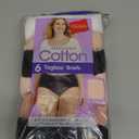 Hanes women's Hi-Cut Panties Pack, Lightweight Cotton Hi-Cuts, 6-Pack (9, Solid/Print Mix)