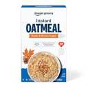 Amazon Grocery, Maple & Brown Sugar Instant Oatmeal, 15.1 Oz, 10 Ct BB 20/apr/27