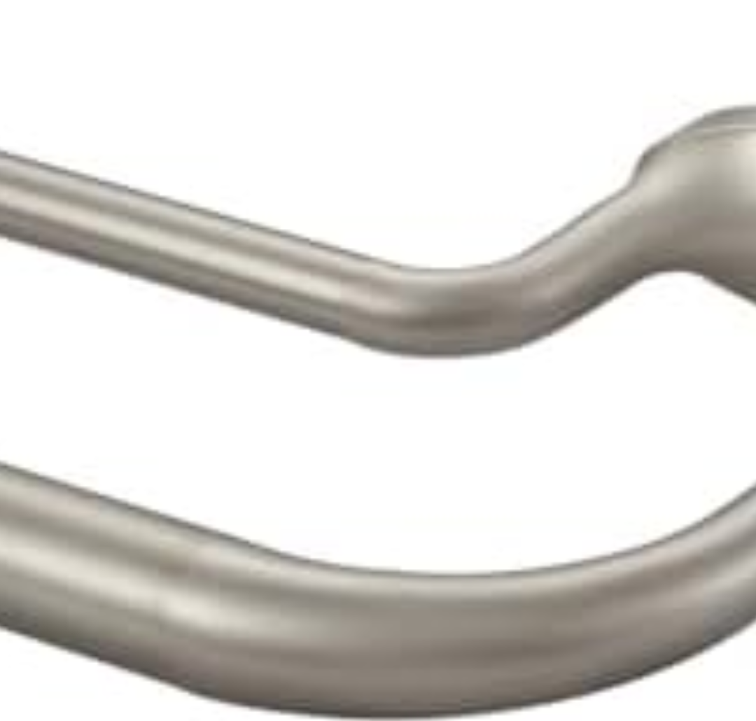 Mayrhyme Brushed Nickel Double Curtain Rods for Windows 48-84 Inches,1 Inch Adjustable Double Wrap Around Blackout Curtain Rod with Aluminum Finials and Brackets, Pack of 2