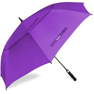 Golf Umbrella Large 58/62/68 Inch Automatic Open Golf Umbrella Extra Large Oversize Double Canopy Vented Umbrella Windproof Waterproof for Men and Women